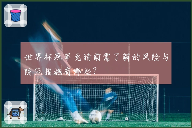 世界杯冠军竞猜前需了解的风险与防范措施有哪些？